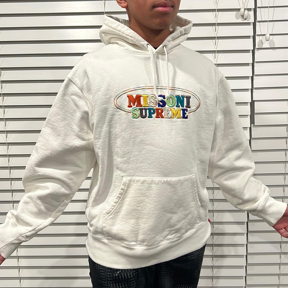 Supreme Missoni collab hoodie sweatshirt men’s size Medium